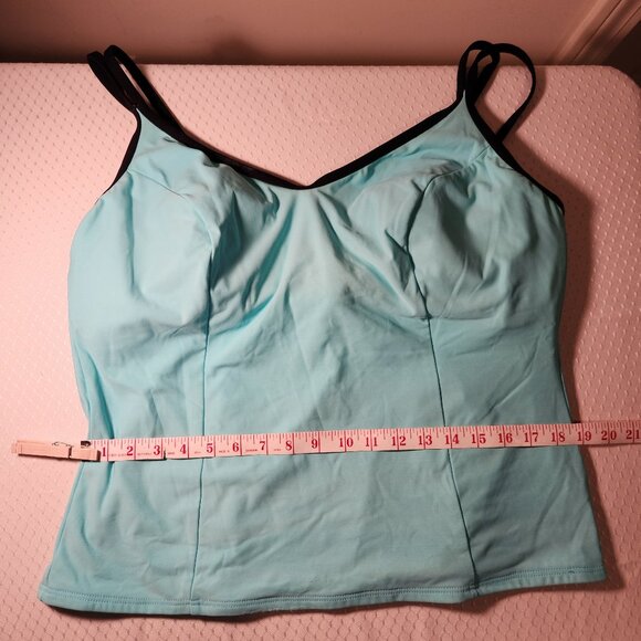 MiracleSuit Tankini top and bottom swimsuit Size 24W Light Blue - Picture 6 of 13